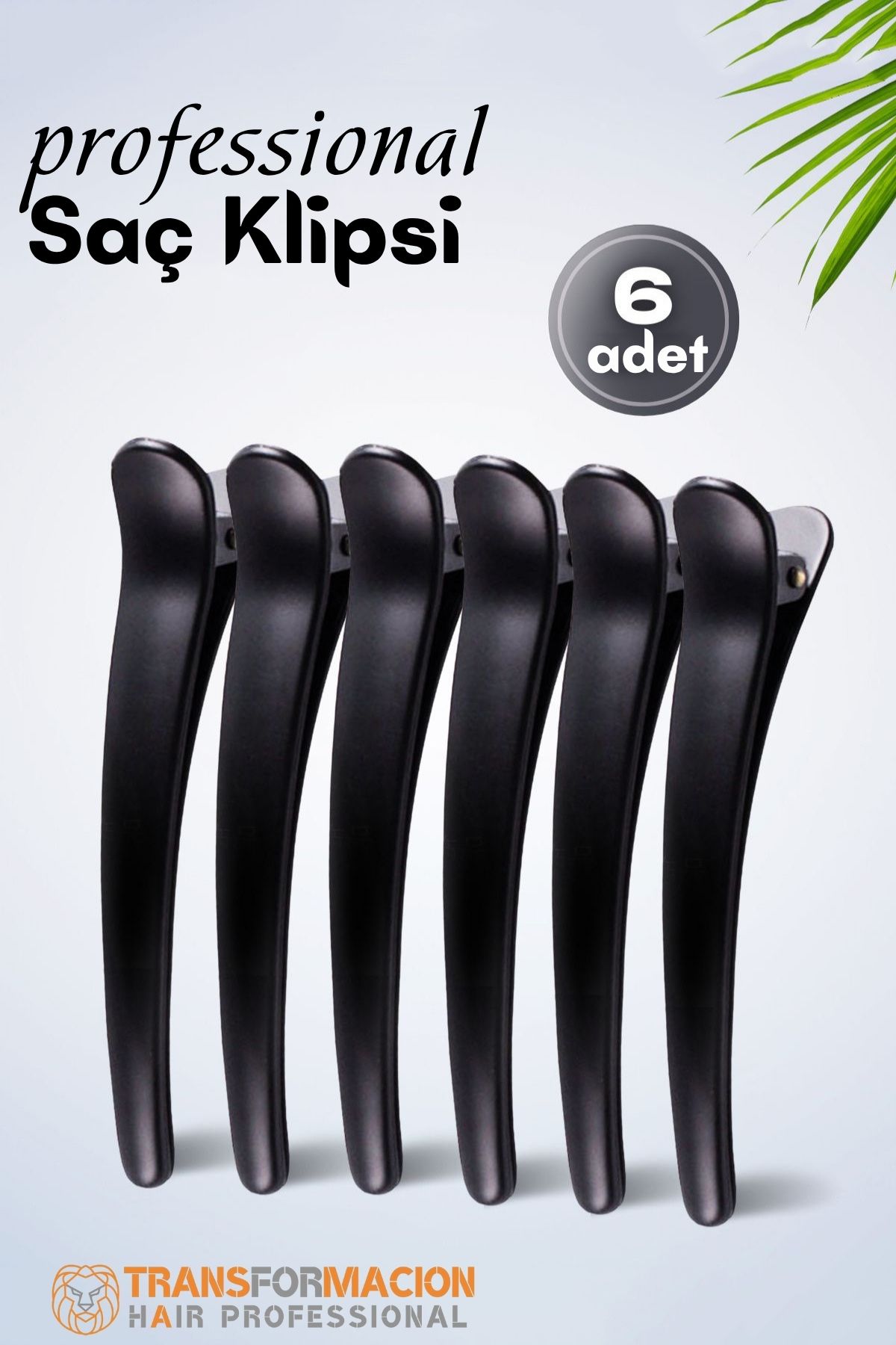 Kuaför Saç Klipsi - Profesyonel Toka 6 lı SET 