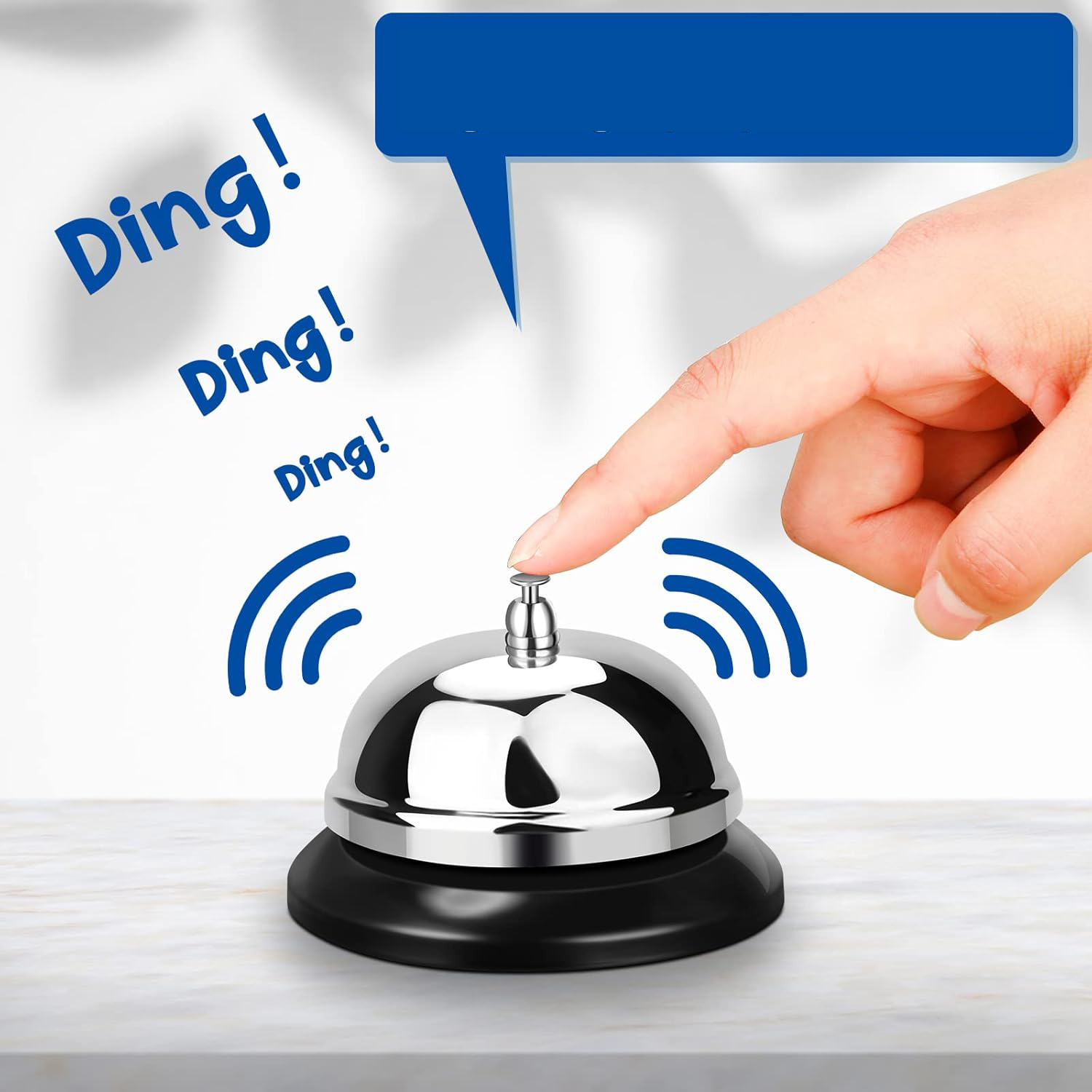 Resepsiyon Zili  - Resepsiyon ve Restoran İçin Zil - Resepsiyon Çağrı Zili 3 lü set 721817