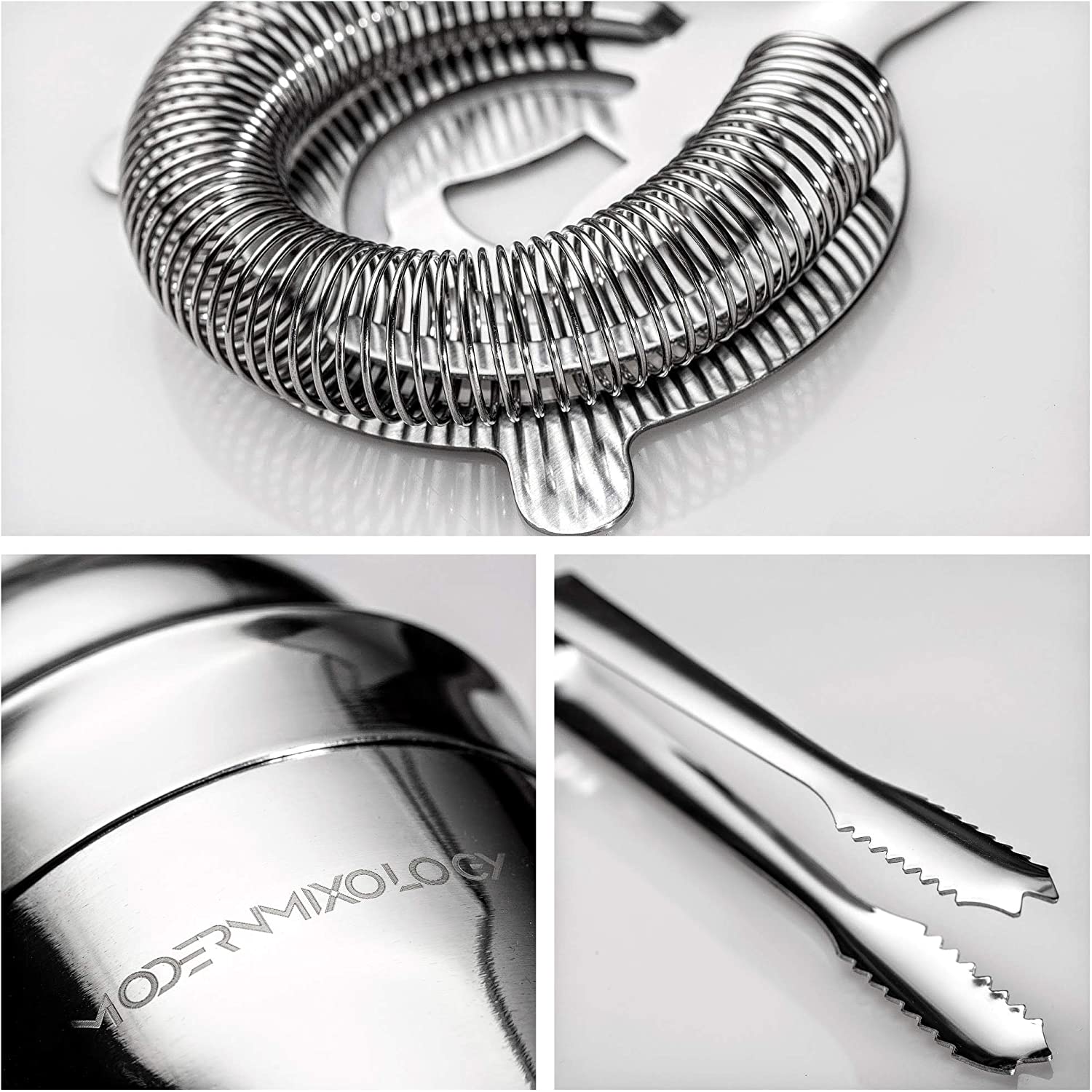 Shaker Kokteyl Set - 7 Parça 550 ML Shaker Coctail Set  Bambu Standlı 721826