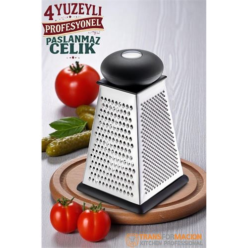 TransForMacion El Rendesi 4 Taraflı Profesyonel 304 Paslanmaz Çelik 721827