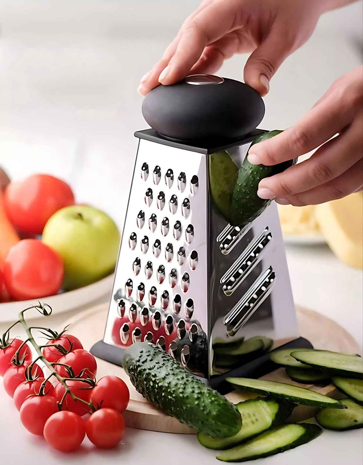 El Rendesi 4 Taraflı Profesyonel 304 Paslanmaz Çelik 721827