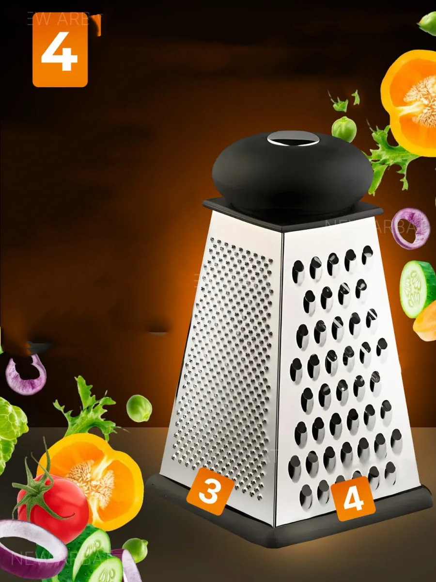 El Rendesi 4 Taraflı Profesyonel 304 Paslanmaz Çelik 721827