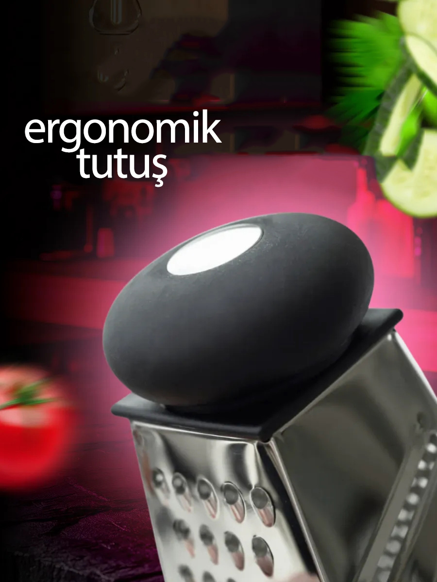 El Rendesi 4 Taraflı Profesyonel 304 Paslanmaz Çelik 721827