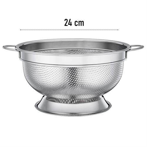 TransForMacion Ayaklı Kevgir - 304 Paslanmaz Çelik Profesyonel Ayaklı Süzgeç 24 Cm 721830