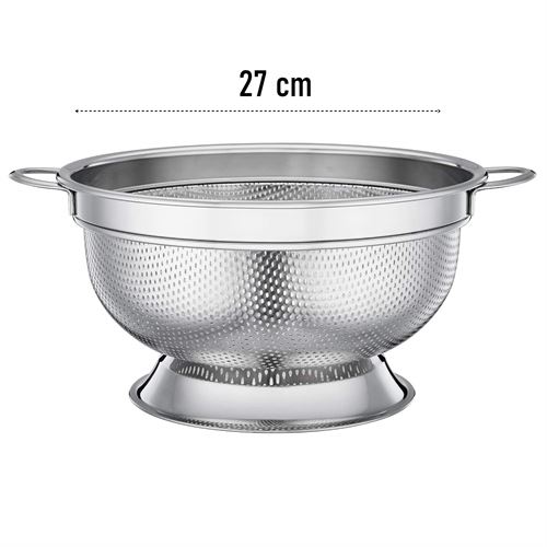 TransForMacion Ayaklı Kevgir - 304 Paslanmaz Çelik Profesyonel Ayaklı Süzgeç 27 Cm 721831