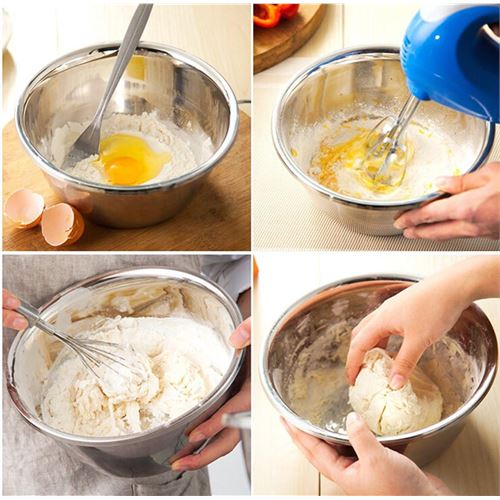 TransForMacion Inox Kase  - 20 Cm 1 Litre Karıştırma Kabı Profesyonel 304 Paslanmaz Çelik 721835