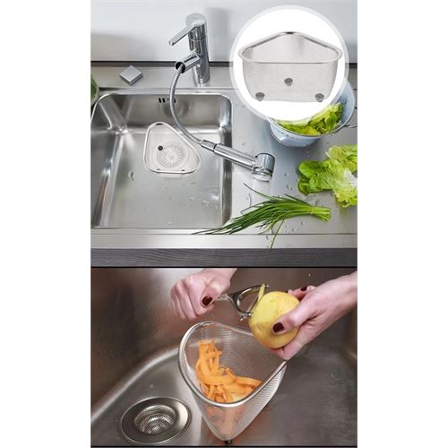 Transformacion Lavabo Süzgeci -Lavabo Çöplüğü - Lavabo İçi Çöp Süzgeci 304 Paslanmaz Çelik 721845