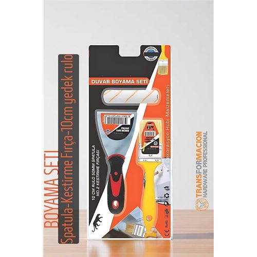 Transformacion Boyama Seti - Spatula - Kestirme Fırça - 10cm yedek rulo 721856