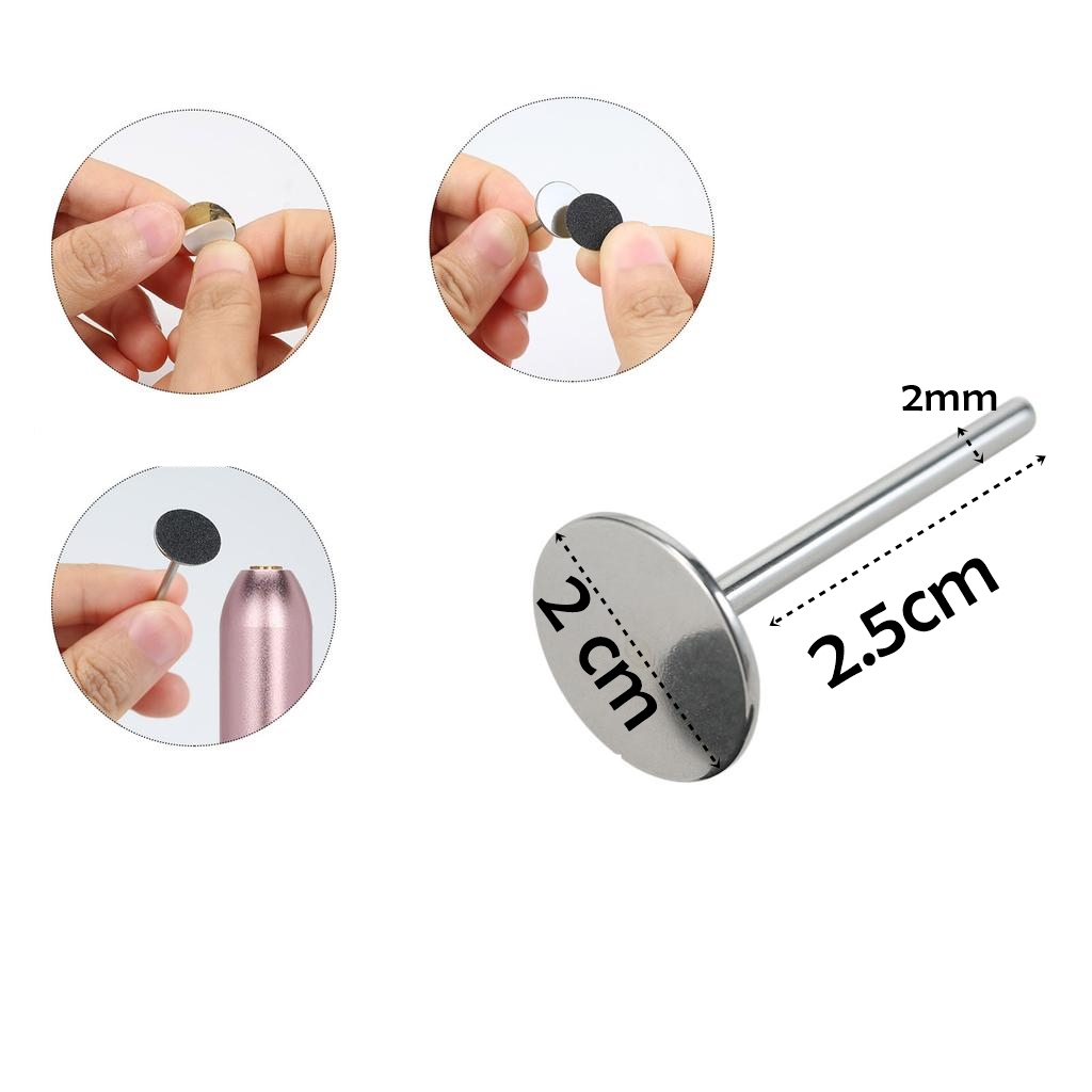 20 mm Pododisk Başlığı - Pododisk Freze Ucu Profesyonel Paslanmaz Çelik 721868