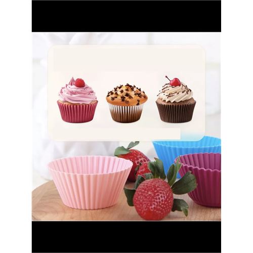 TransForMacion 12 li Muffin Kalıbı Teflon Çelik - 12 ADET Silikon Muffi  Kalıplı SET 721870 