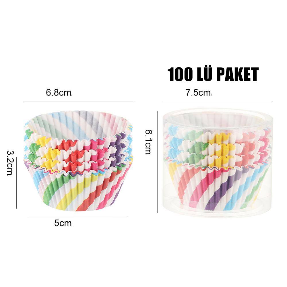 Muffin Kalıbı - Muffin Kağıdı - Muffin Kek Kalıbı 200 Adet 721874
