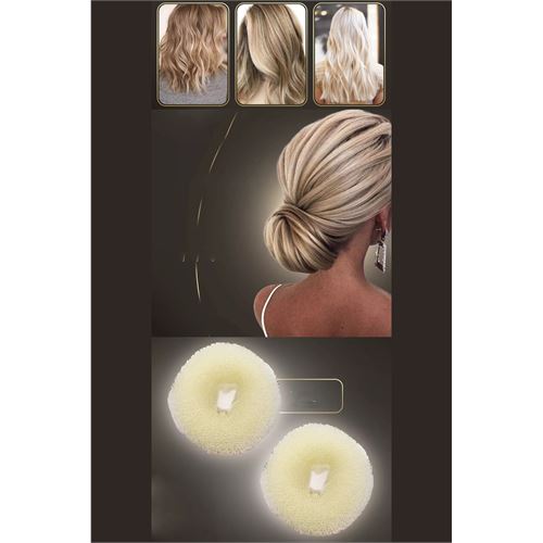 TransForMacion GOLD Mini Saç Topuz Süngeri  2 ADET 6 CM Çap 2.5 cm Kalınlık 721878