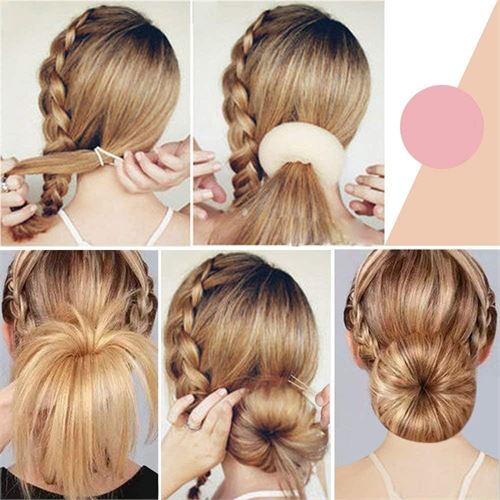 TransForMacion GOLD Mini Saç Topuz Süngeri  2 ADET 7.5 CM Çap 3 cm Kalınlık 721879