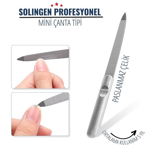 Modacar Mini Tırnak Törpüsü Paslanmaz Çelik Solingen Profesyonel 