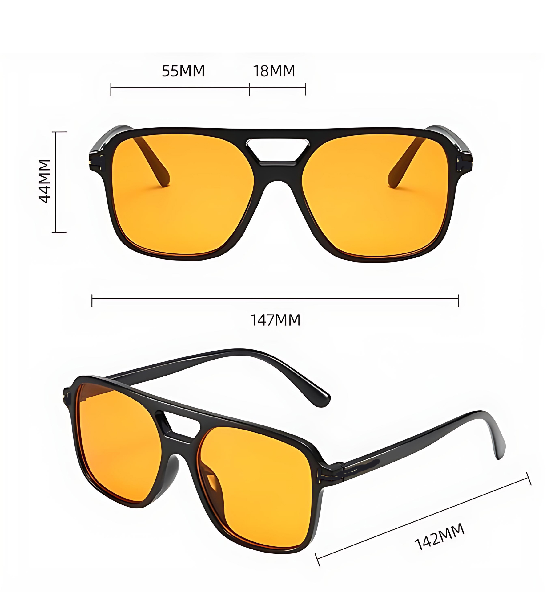 Gece Sürüş Görüş Parlama Önleyici  Gece Gözlüğü Sis Far Işık Önleyici Anti-Fog Gözlük 721896