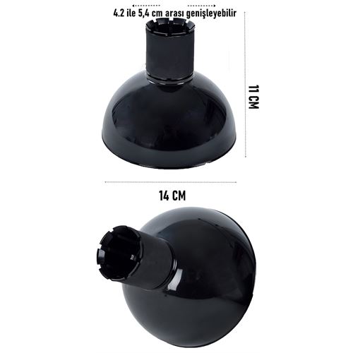 TransForMacion Fön Için Difüzör Başlık 4.2 cm ile 5.4 cm Uyumlu 721897