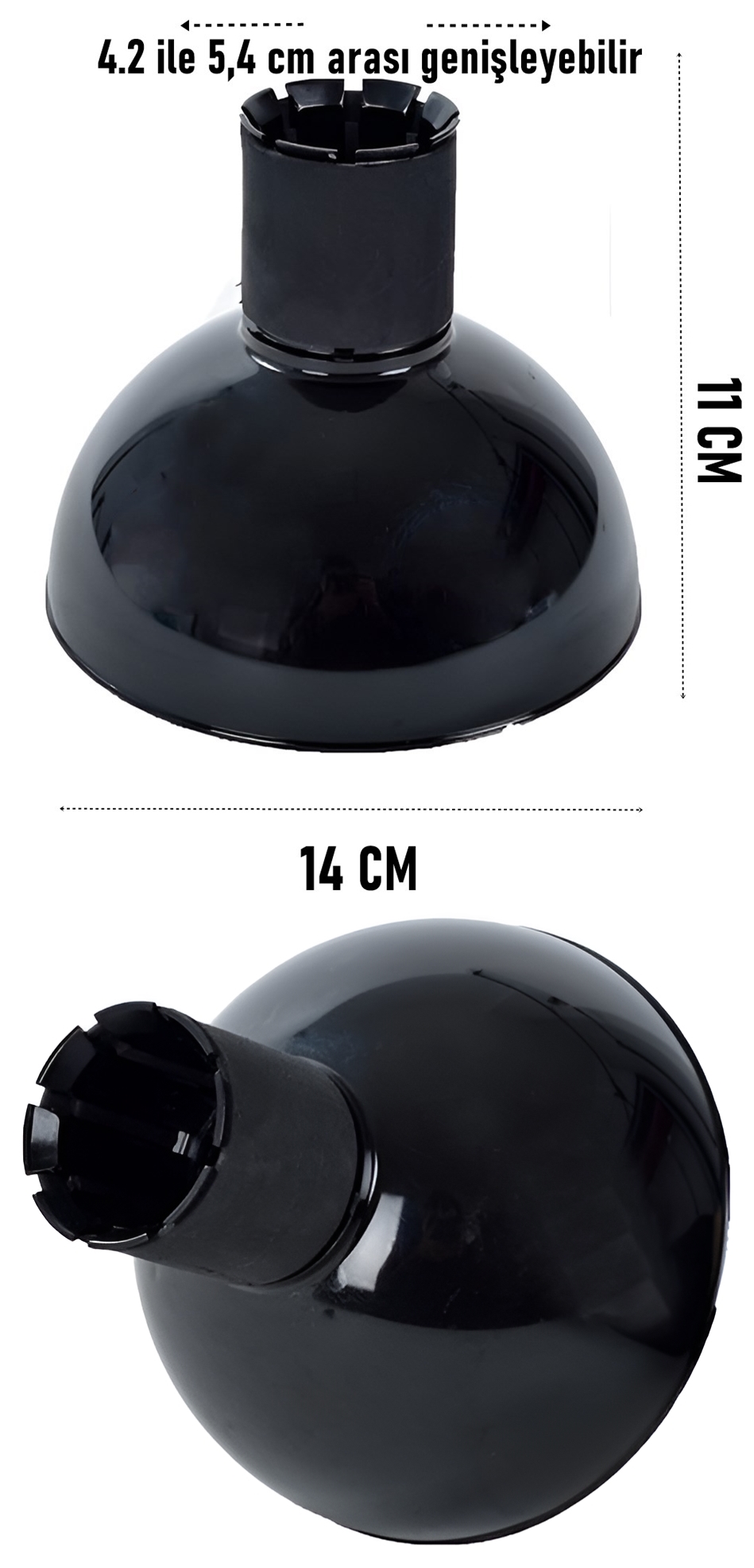 Fön Için Difüzör Başlık 4.2 cm ile 5.4 cm Uyumlu 721897