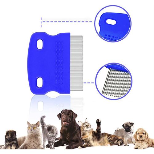 TransForMacion Kedi Köpek Bit Pire Tarağı Metal Uçlu Bit Tarağı 2 ADET SET 721890