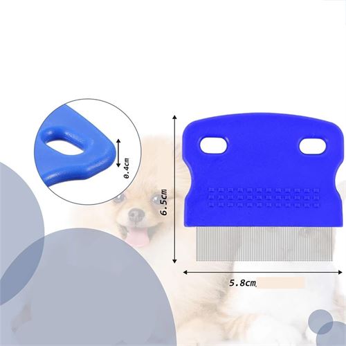 TransForMacion Kedi Köpek Bit Pire Tarağı Metal Uçlu Bit Tarağı 2 ADET SET 721890