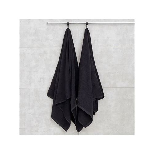 TransForMacion Kuaför Berber Havlusu 2 ADET Pamuk Berber Havlusu 50x90 Siyah 721903