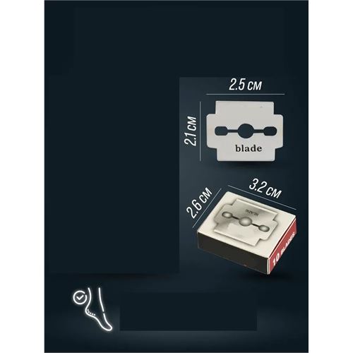 TransForMacion Raspa Topuk Jileti 100 lu PAKET  Ayak Taban Nasır Yedek Jileti 721892
