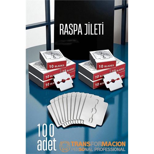 TransForMacion Raspa Topuk Jileti 100 lu PAKET  Ayak Taban Nasır Yedek Jileti 721892