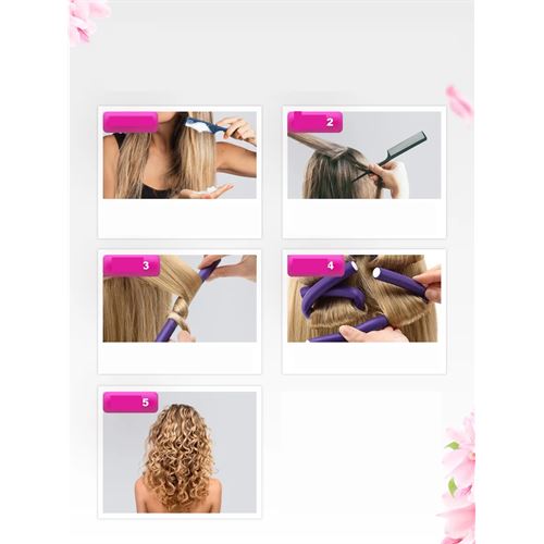 TransForMacion Sosis Latex Bigudi - Isısız Saç Bigudisi - 10 Adet 8 mm 721913