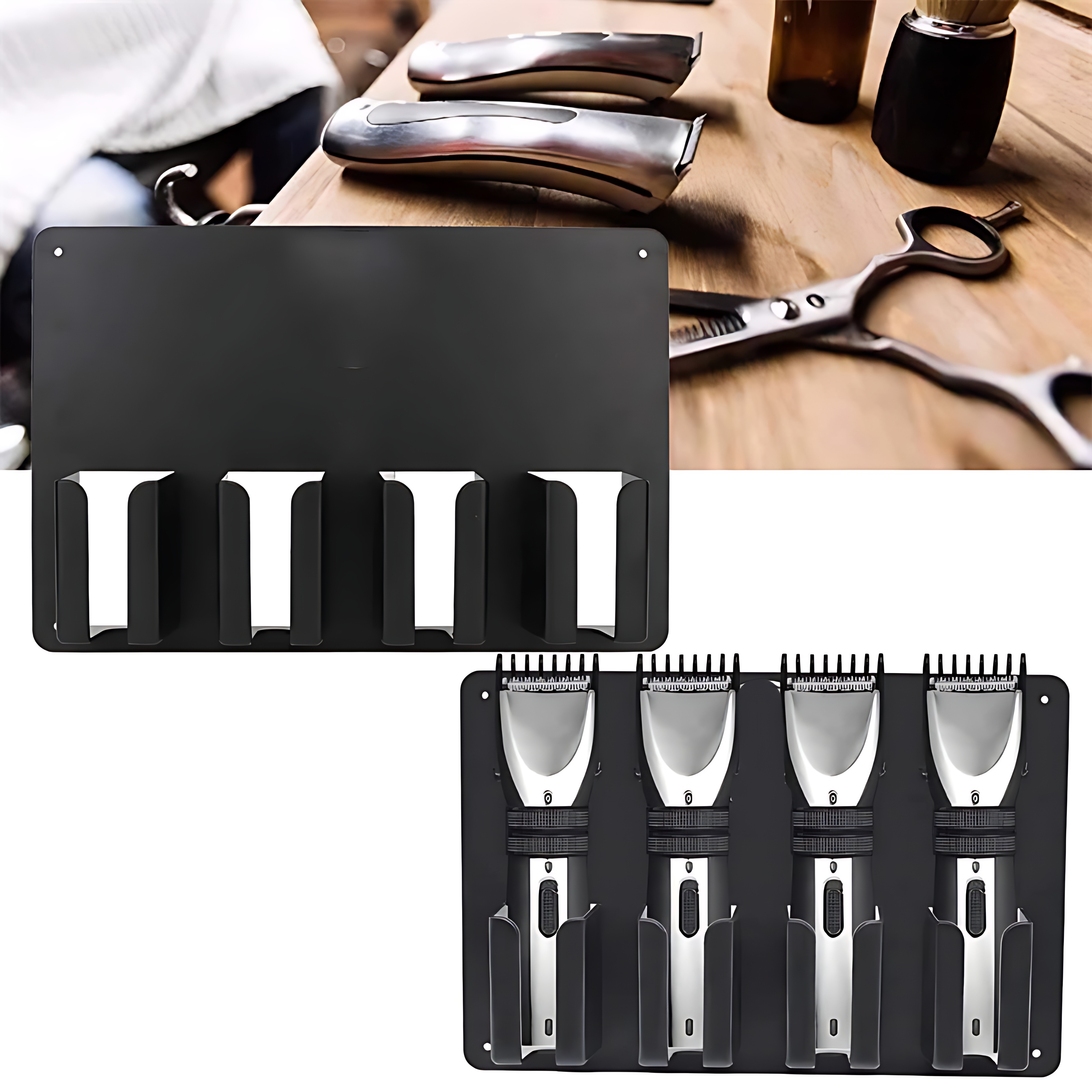 Berber Kuaför Tıraş Makinesi Organizeri - Tıraş Makine Fırça Tutucu 721914