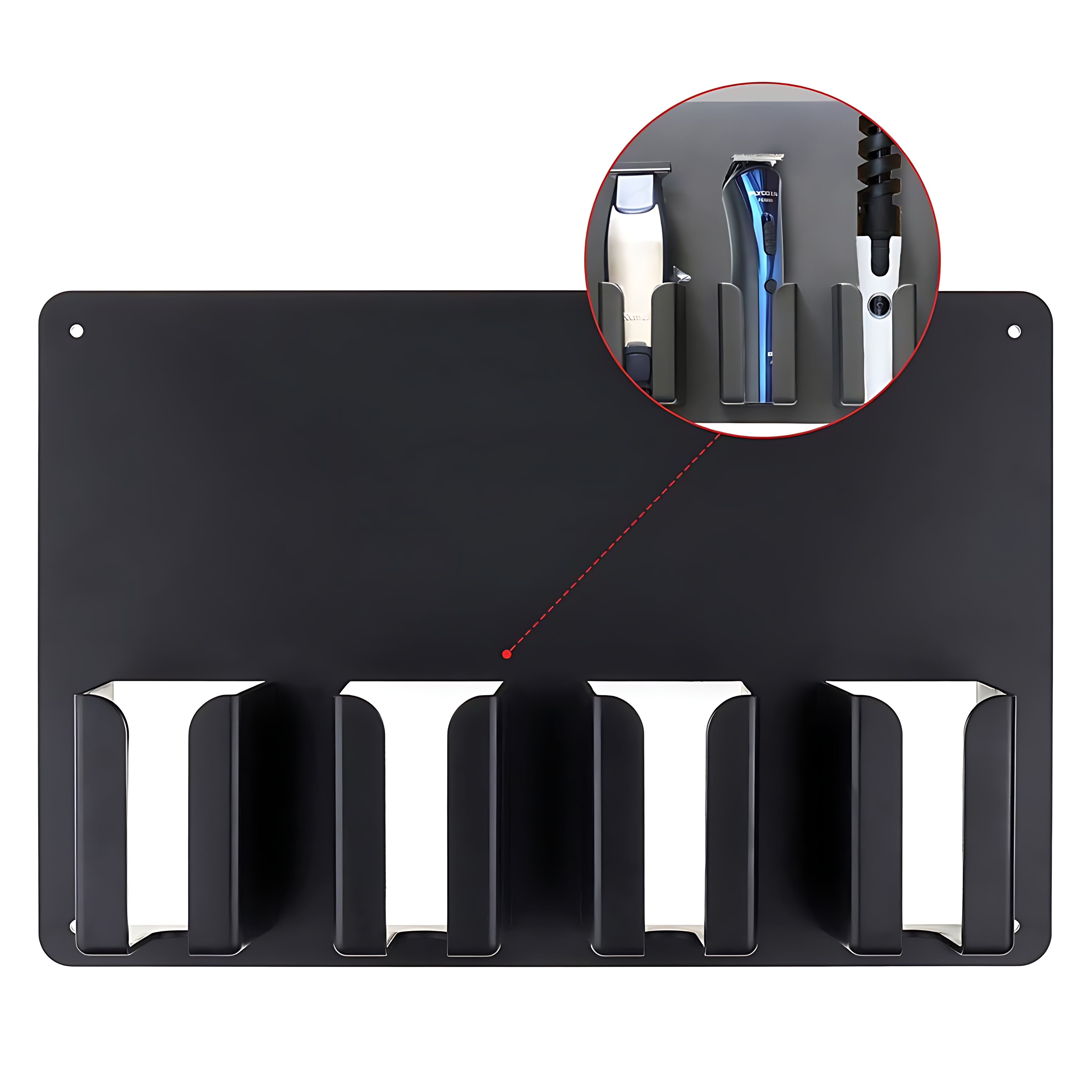 Berber Kuaför Tıraş Makinesi Organizeri - Tıraş Makine Fırça Tutucu 721914