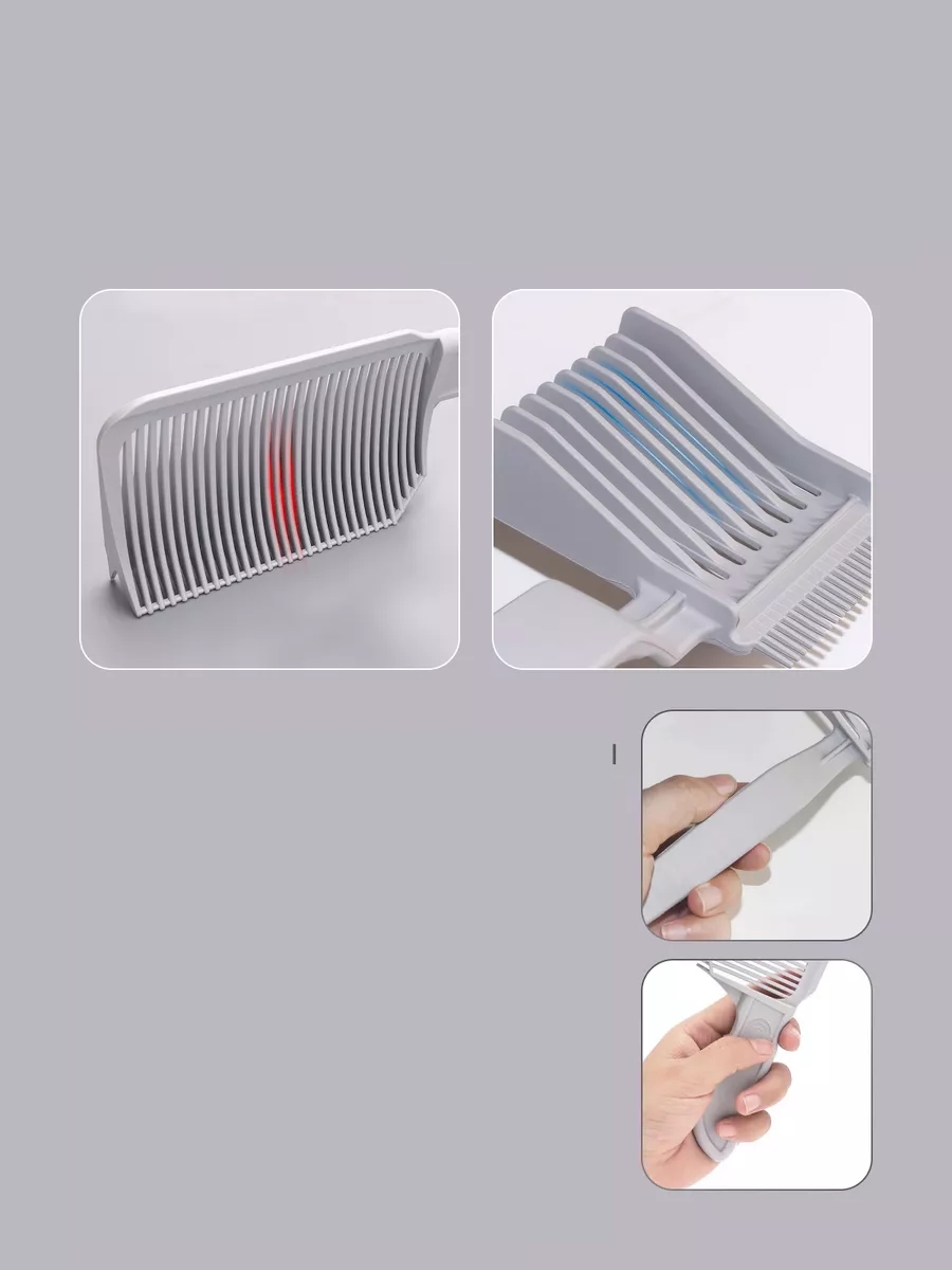 Kuaför Berber Kavisli Kontur Kesim Tarağı 2 li SET 721920