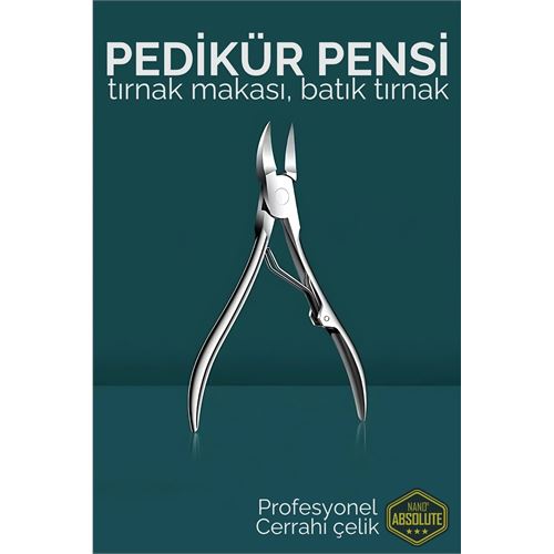 Transformacion Pedikür Makası - Tırnak Makası - Batık Tırnak Makası Profesyonel Cerrahi Çelik 721925