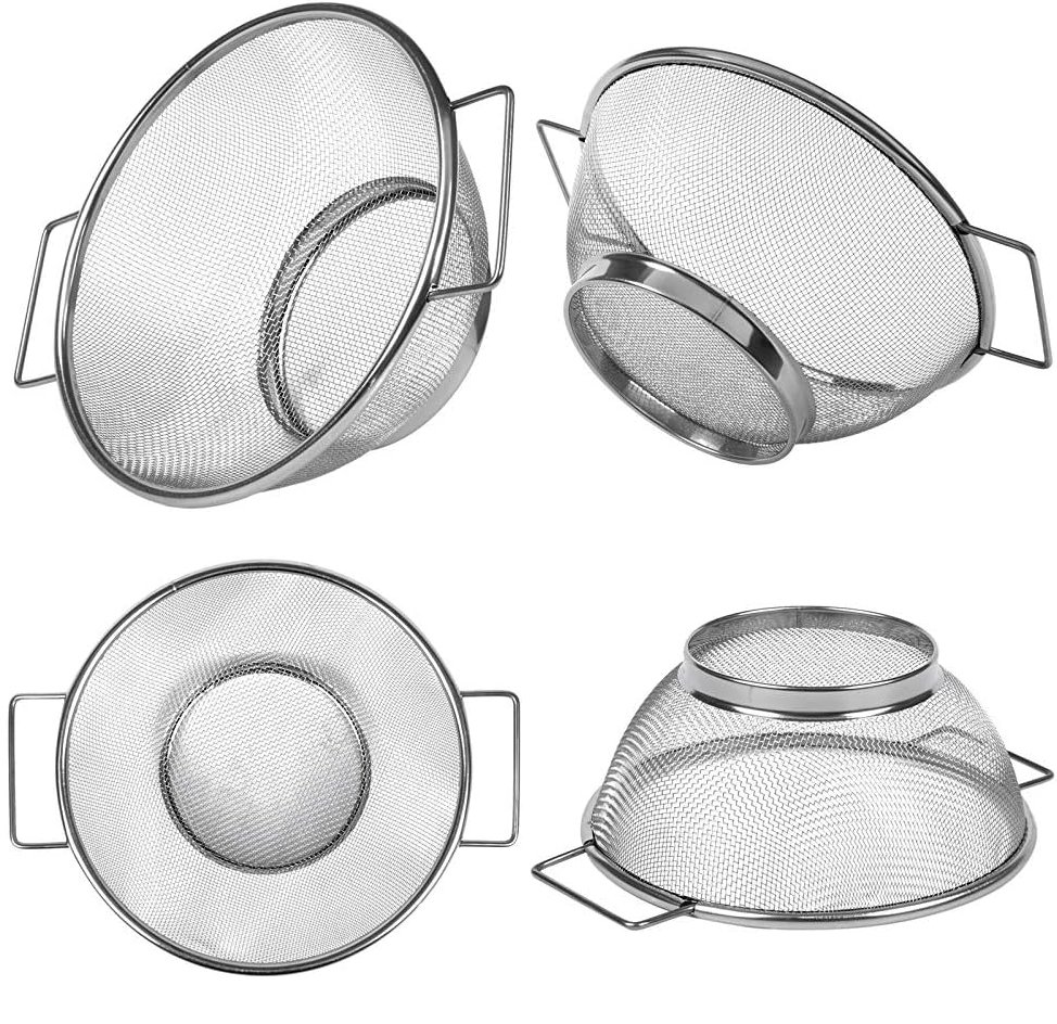 28 cm Süzgeç - Makarna Süzgeci Pirinç Meyve Süzgeci 304 Paslanmaz Çelik 721941