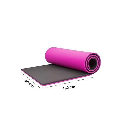 TransForMacion Pilates Matı- Spor Matı - Yoga Matı 11 mm Çift Taraflı Pembe 721951