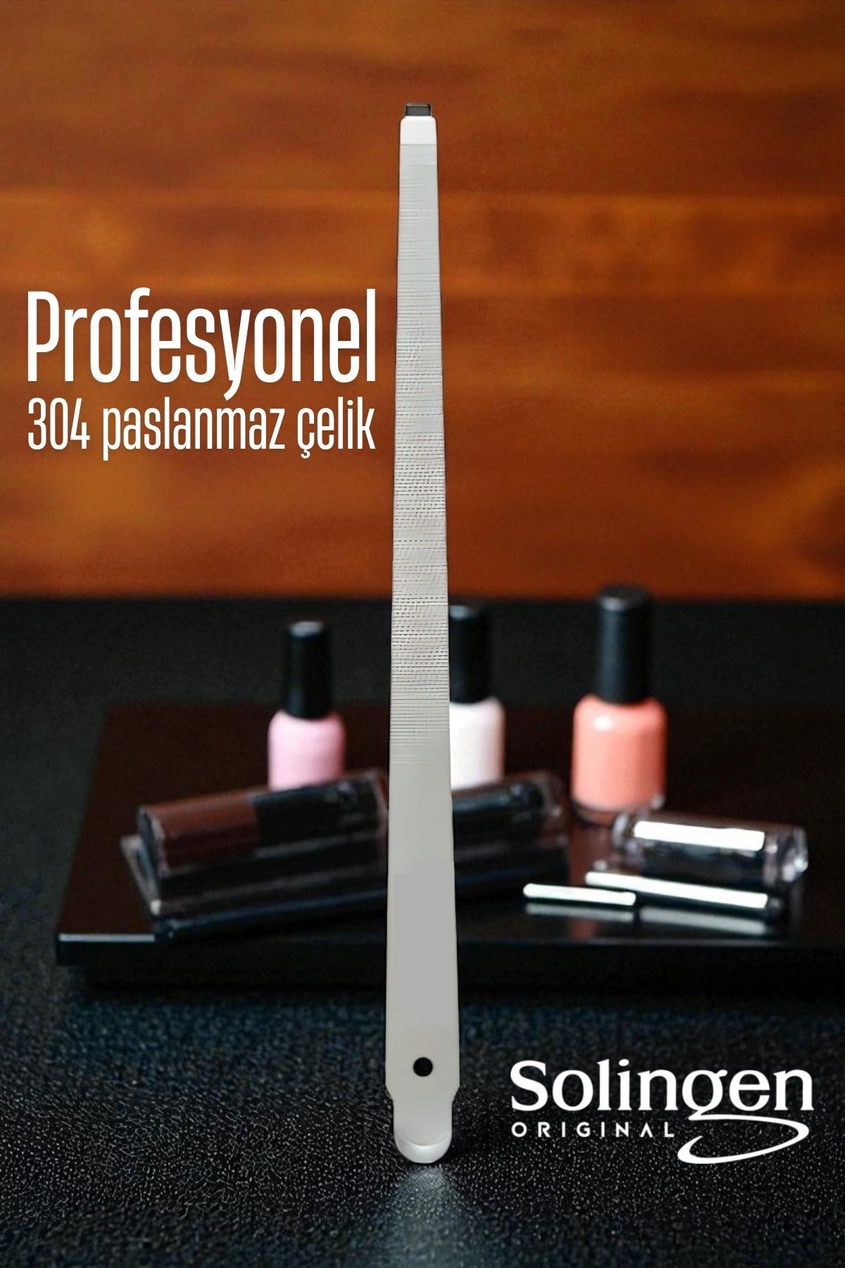 Tırnak Törpüsü - Sivri Uçlu Profesyonel 304 Çelik Tırnak Törpüsü Solingen Profesyonel 