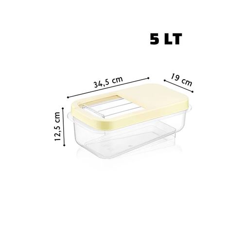 TransForMacion Reagan Tablet ve Deterjan Saklama Kutusu 5 lt KREM 717734