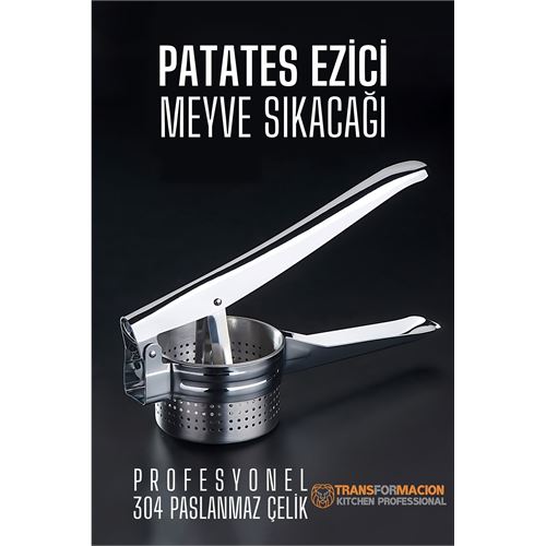 Transformacion Patates Ezici Meyve Sıkacağı Sıkacağı Sebze Presi 304 Paslanmaz Çelik 721954