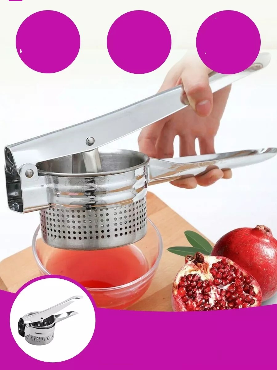 Patates Ezici Meyve Sıkacağı Sıkacağı Sebze Presi 304 Paslanmaz Çelik 721954