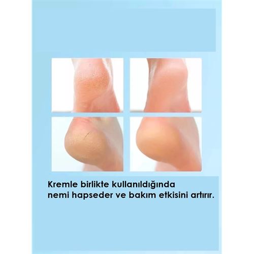 TransForMacion Topuk Çatlak Çorabı - Nem Tutucu Topuk Bakım Çorabı 2 ÇİFT 721955