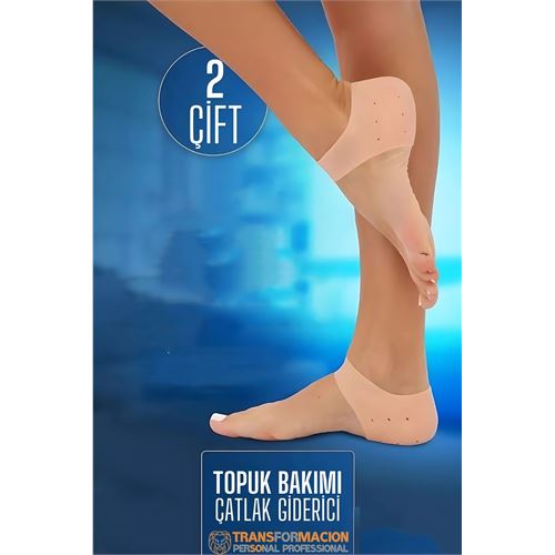 TransForMacion Topuk Çatlak Çorabı - Nem Tutucu Topuk Bakım Çorabı 2 ÇİFT 721955