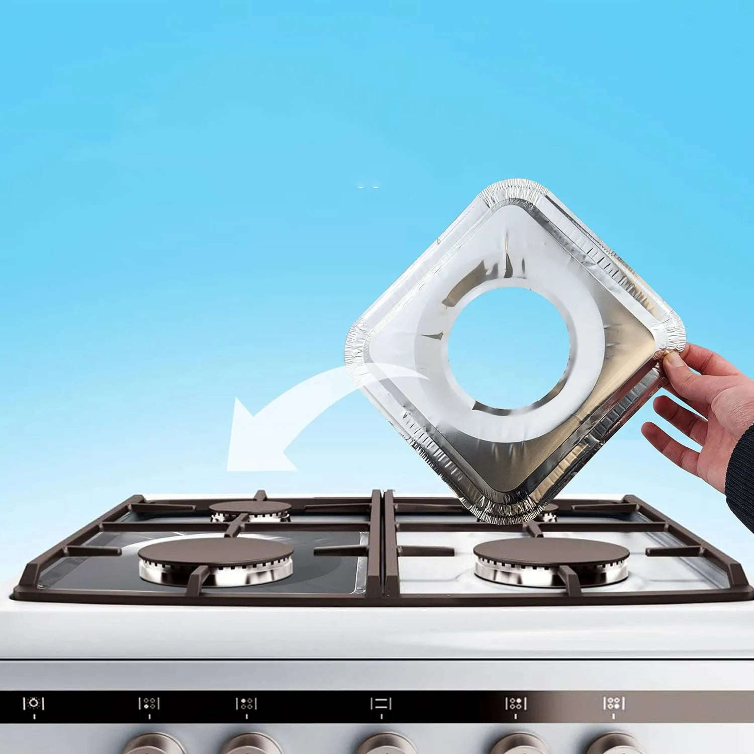 Ocak Koruyucu Folyo - Kızartma Yemek Yağ Koruyucu Folyo 10 ADET 721962