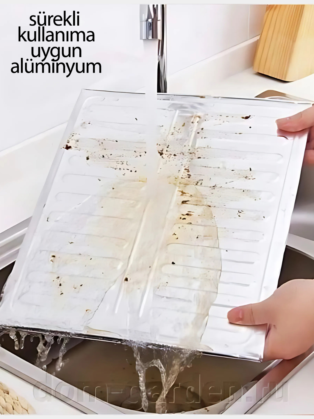 Ocak Kenar Koruyucu Alüminyum Levha - Ev Kamp Karavan Ocak Koruyucu 721964 