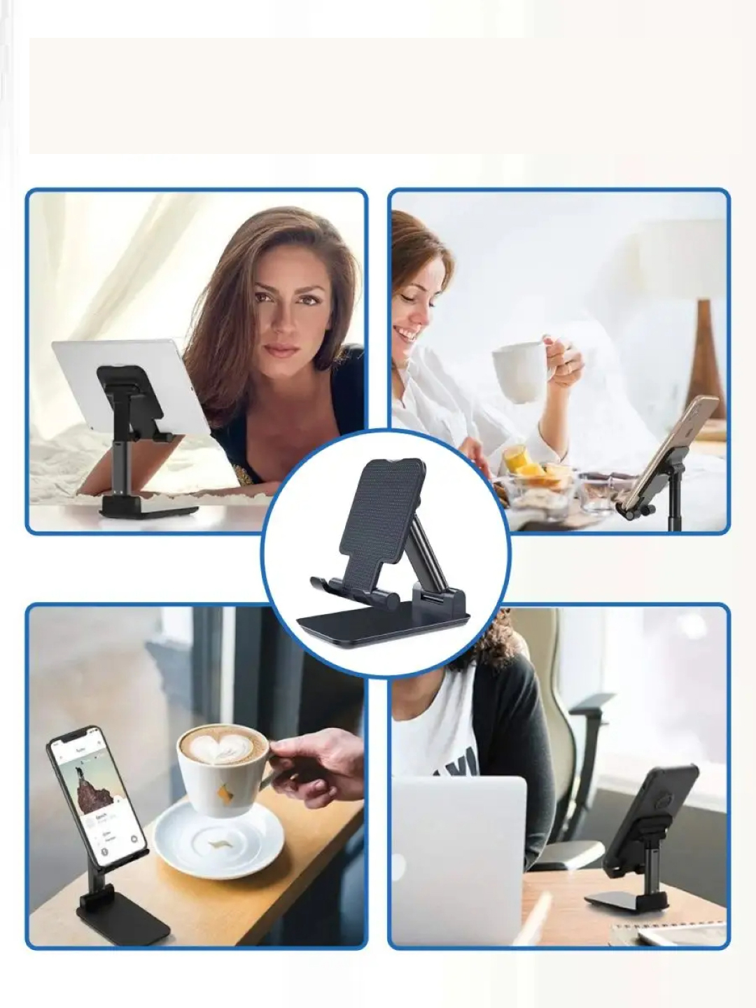 Katlanabilir Masaüstü Telefon Standı - Telefon Tutucu 721969