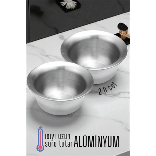 TransForMacion Alüminyum Tıraş Tası 2 li SET 716269 
