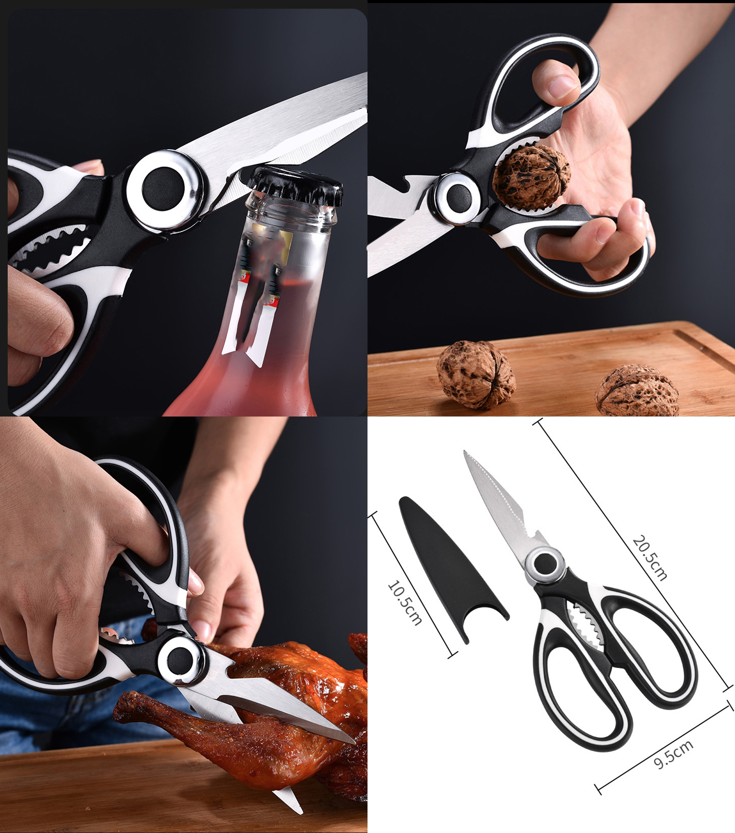 Tavuk Makası Profesyonel 304 Çelik Mutfak Makası 721978