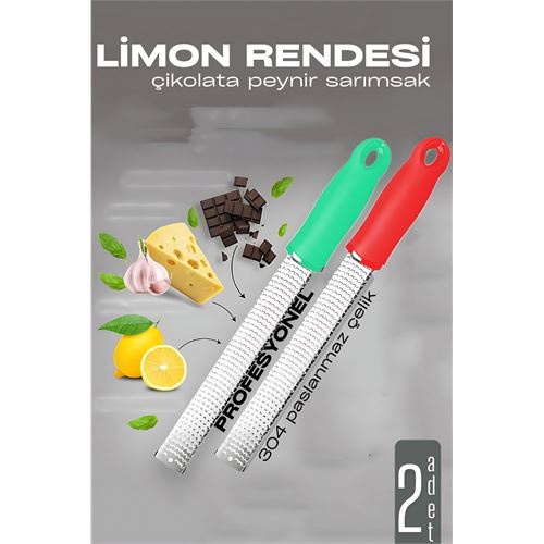 TransForMacion Limon Rendesi - Uzun Peynir Çikolata Sarımsak Rendesi 2 li set 721979