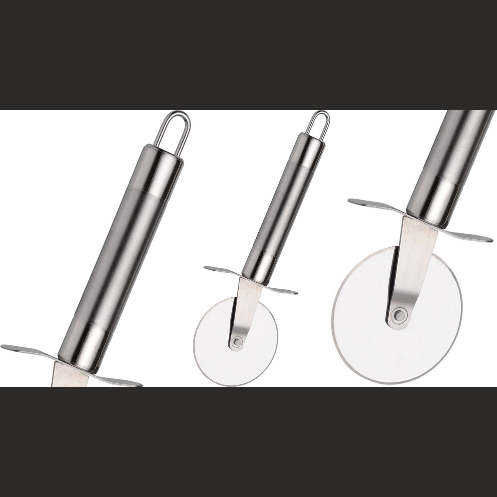 Profesyonel 9 cm Çelik Pizza Kesici Ignacio Design 720972