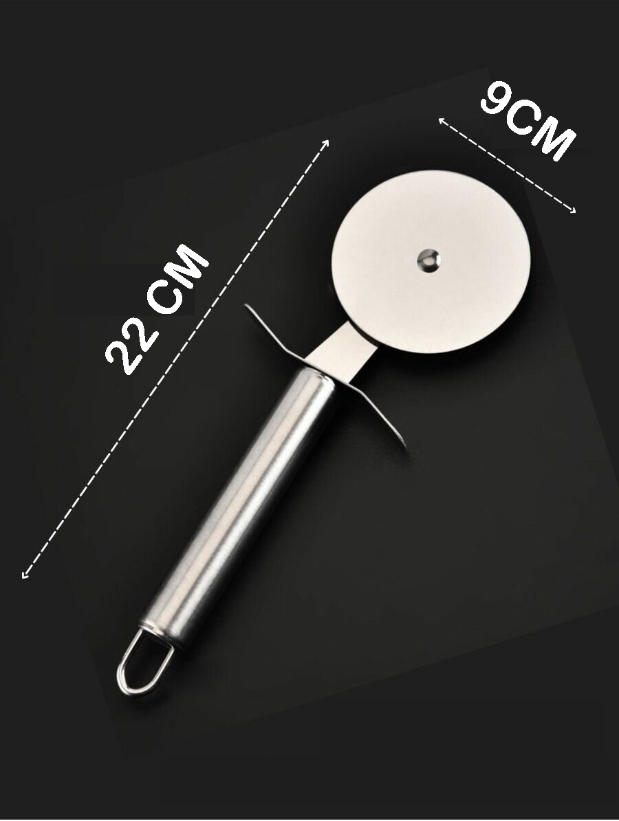 Profesyonel 9 cm Çelik Pizza Kesici Ignacio Design 720972