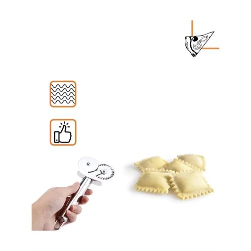 TransForMacion Pizza Kesici Profesyonel Çelik Hamur Ravioli Kesici 721987