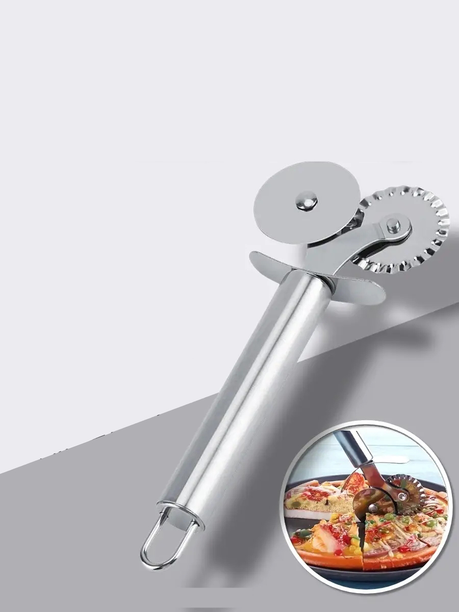 Pizza Kesici Profesyonel Çelik Hamur Ravioli Kesici 721987