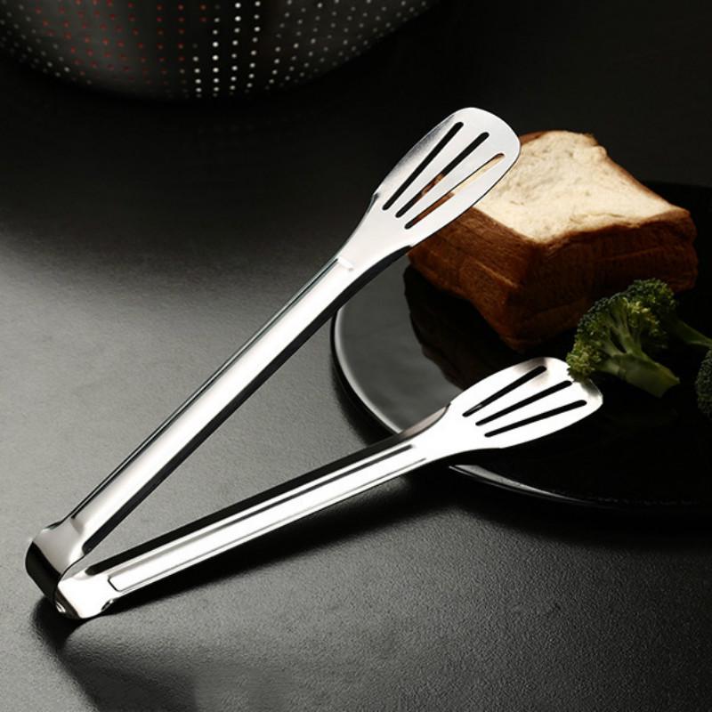 Amerikan Tip Mutfak Maşası 304 Paslanmaz Çelik Makarna Pasta Salata Çok Amaçlı Maşa 721991